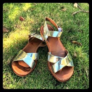 Abound Silver Mirrored Misha Sandals